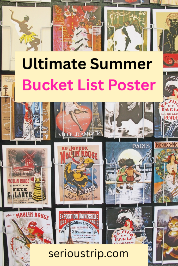Ultimate Summer Bucket List Poster: Template + Ideas (+ Printable)